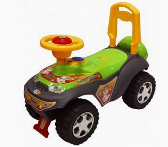 Машинка-каталка Alexis Baby Mix 7600 зеленая